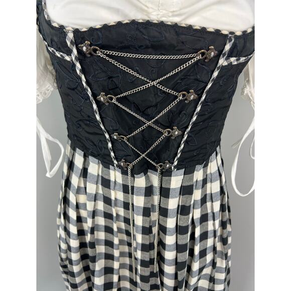 Rose Trachten Women's Oktoberfest Dirndl Dress and Apron EU 36/USA 4 - Picture 7 of 12